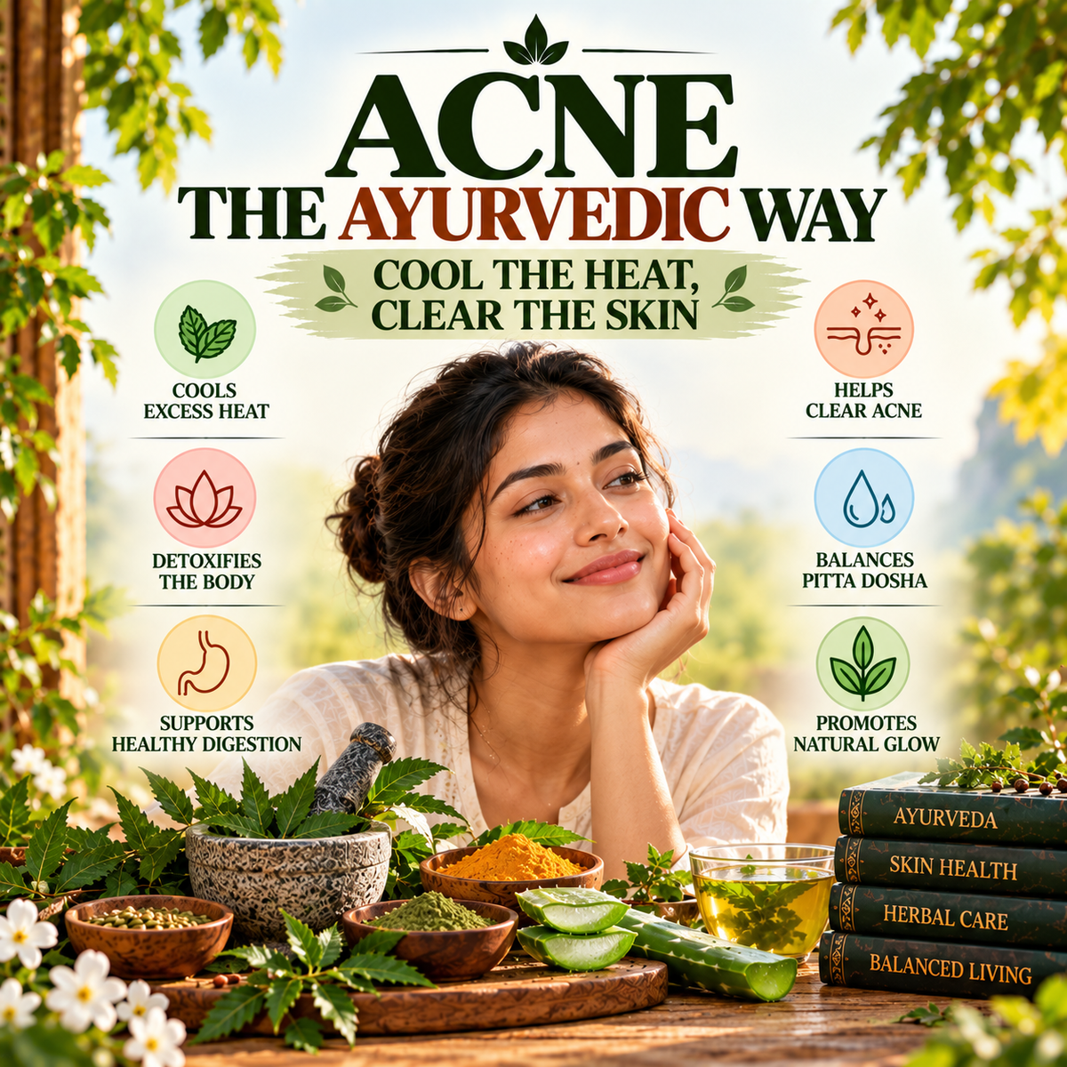 Acne the Ayurvedic Way: Cool the Heat, Clear the Skin