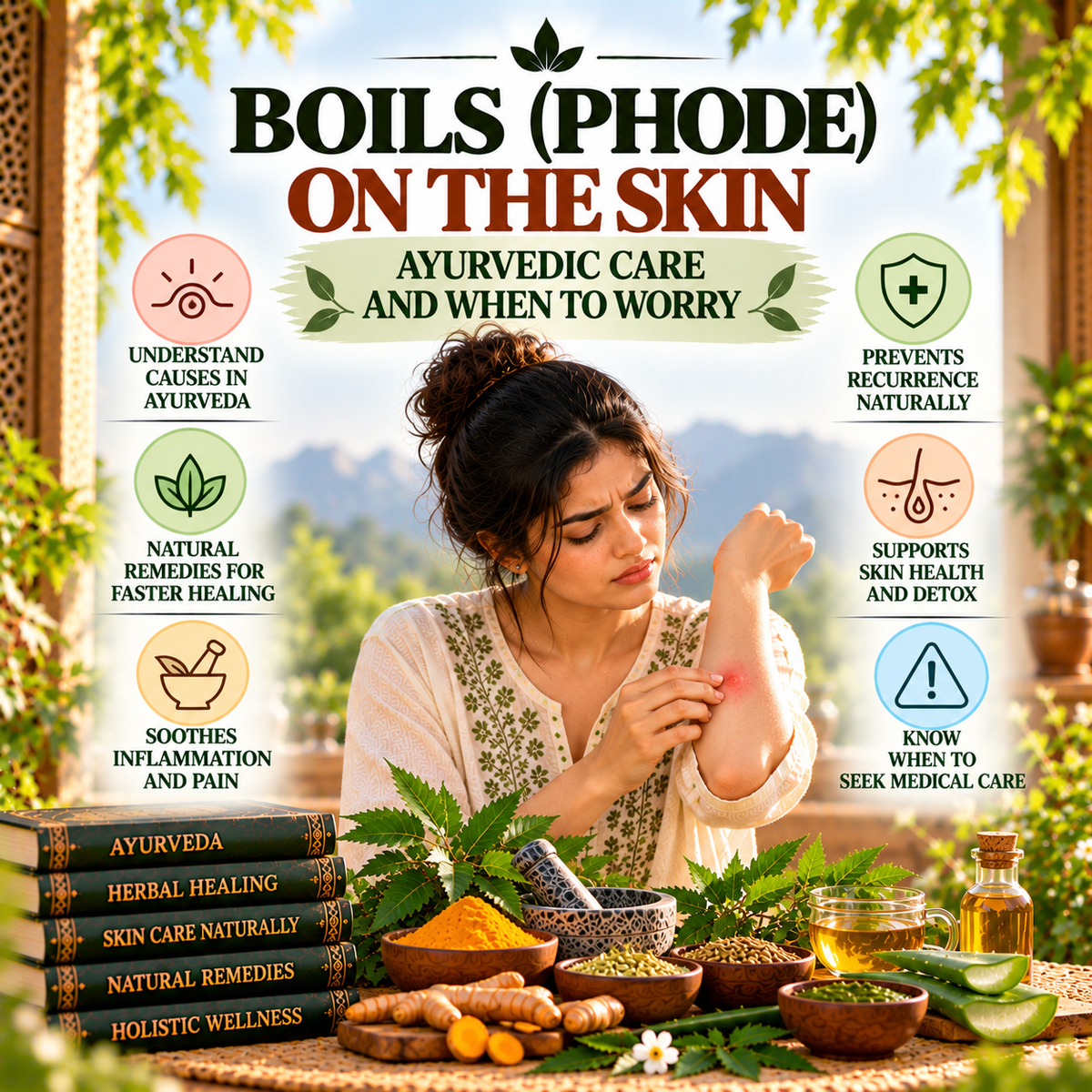 Boils (Phode) on the Skin: Ayurvedic Care and When to Worry