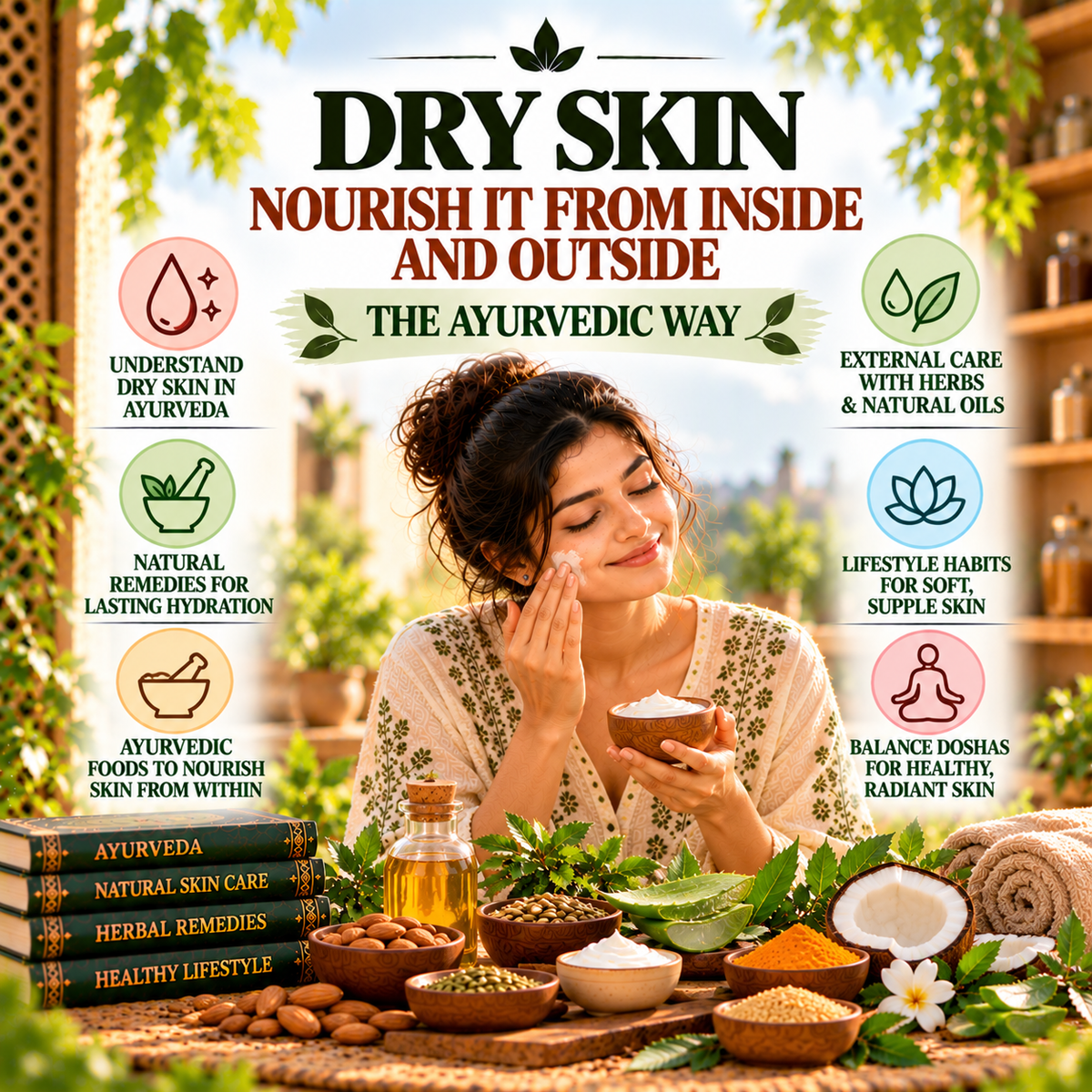 Dry Skin? Nourish It From Inside and Outside the Ayurvedic Way