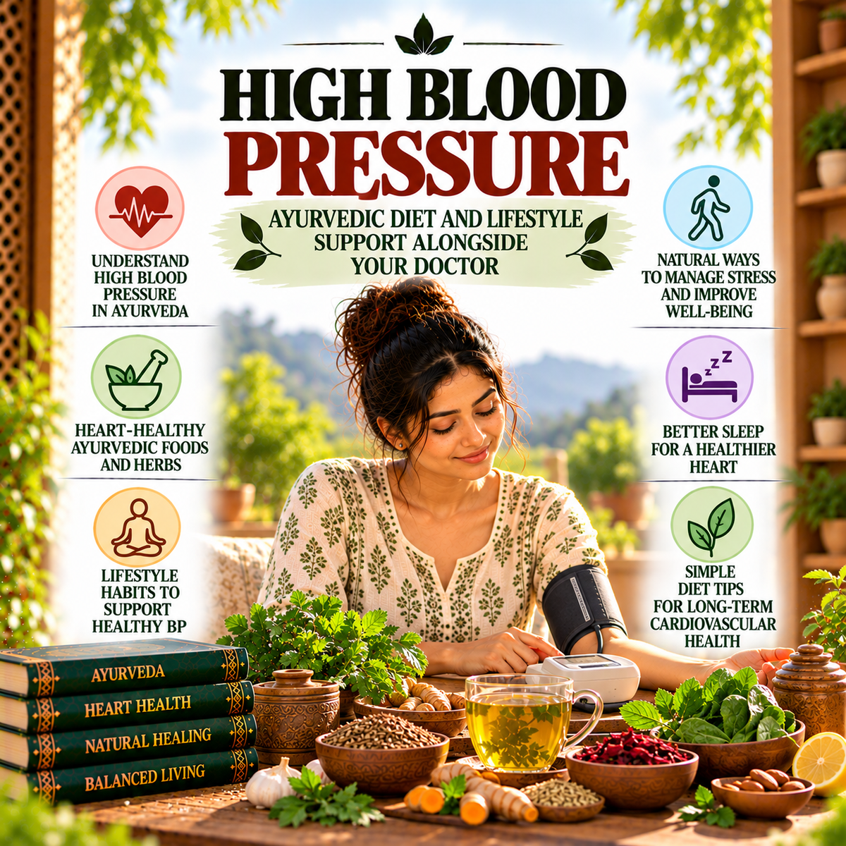 High Blood Pressure: Ayurvedic Diet and Lifestyle Support Alongside Your Doctor