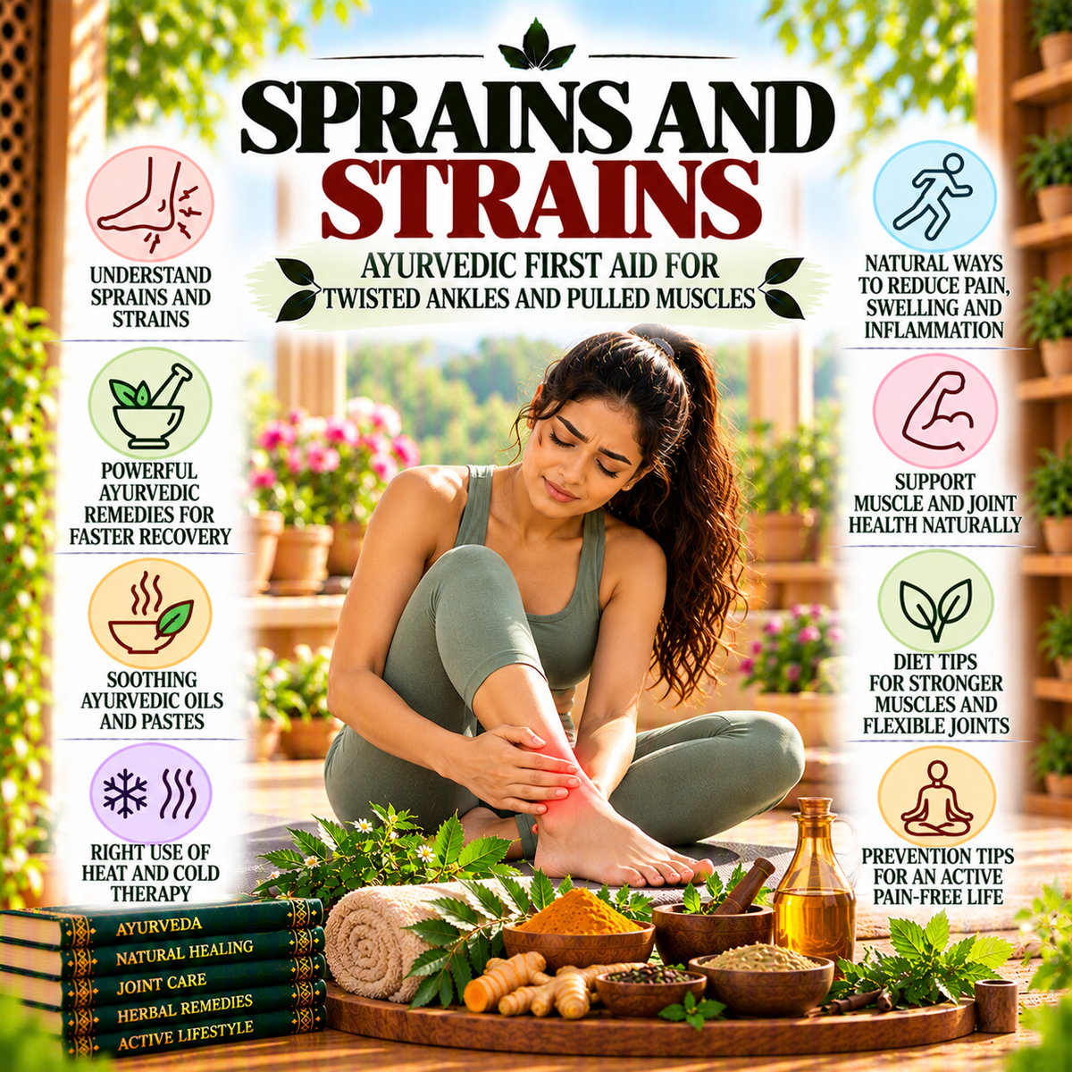 Sprains and Strains: Ayurvedic First Aid for Twisted Ankles and Pulled Muscles