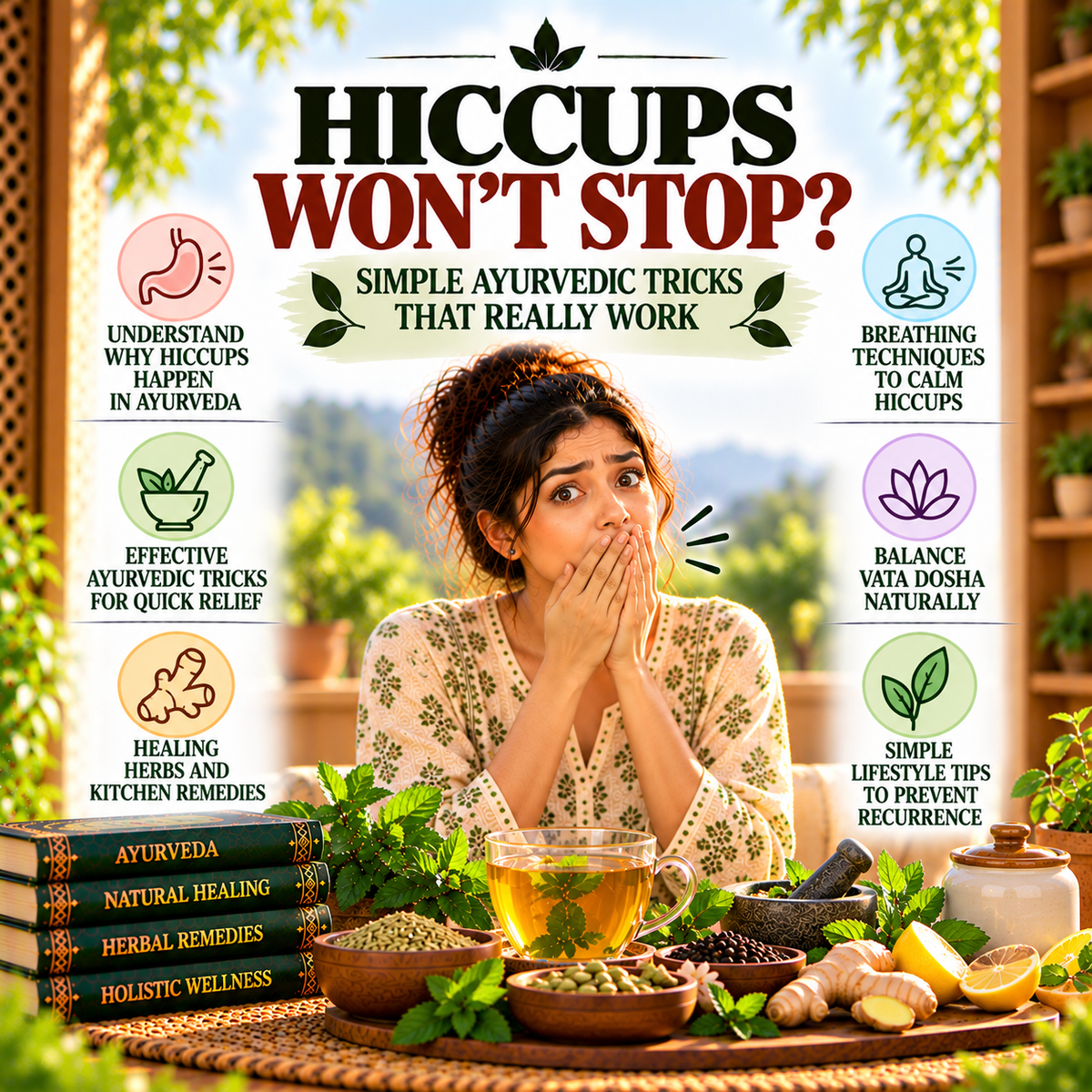 Hiccups Won't Stop? Simple Ayurvedic Tricks That Really Work