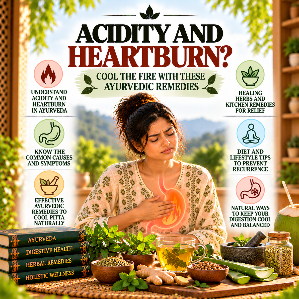 Acidity and Heartburn: Cool the Fire With These Ayurvedic Remedies