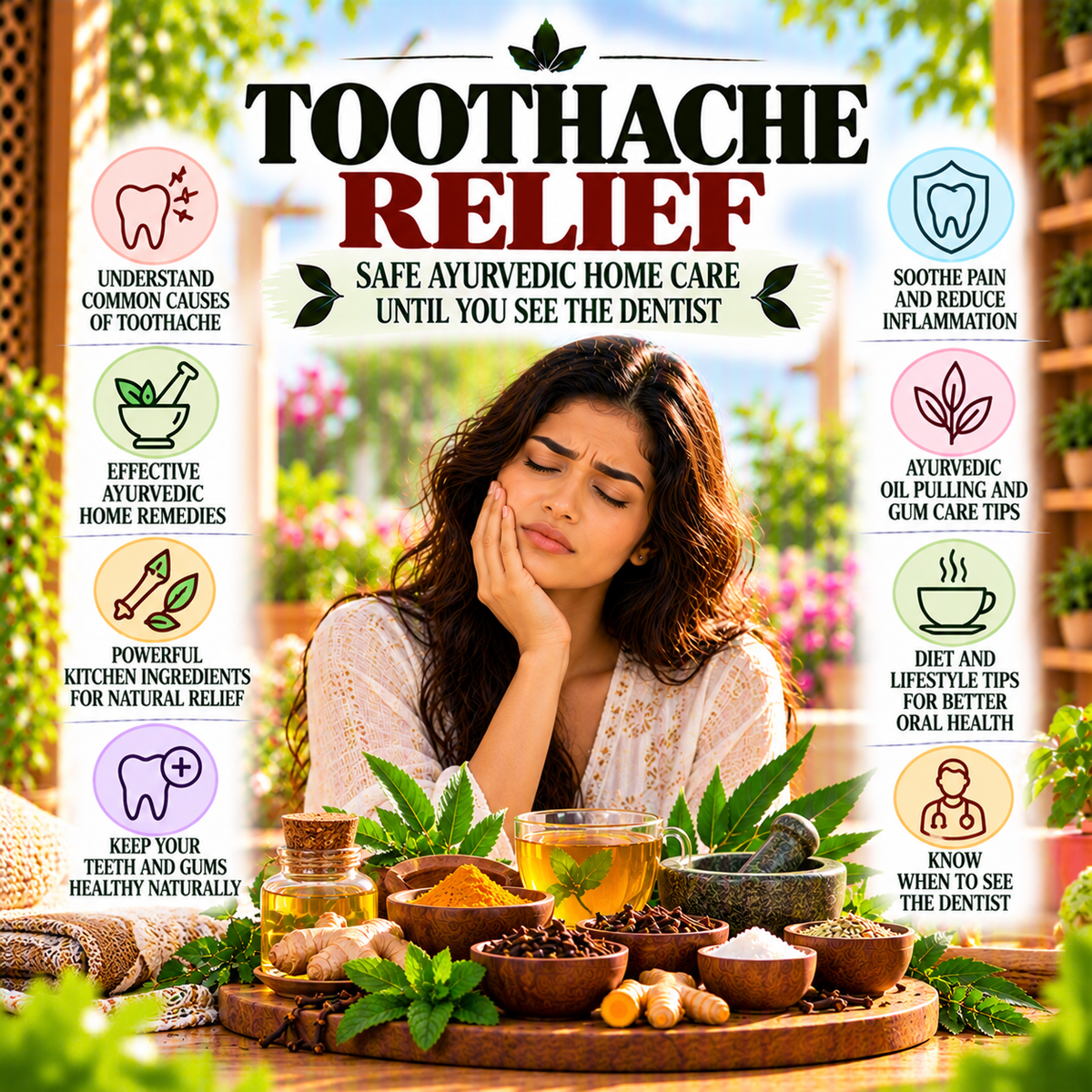 Toothache Relief: Safe Ayurvedic Home Care Until You See the Dentist