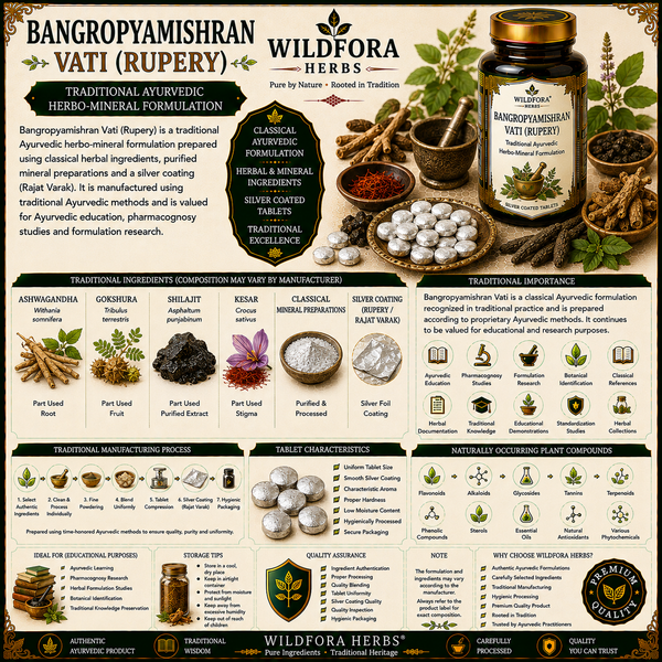 Bangropyamishran Vati (Rupery) – Traditional Ayurvedic Herbal Tablet Guide
