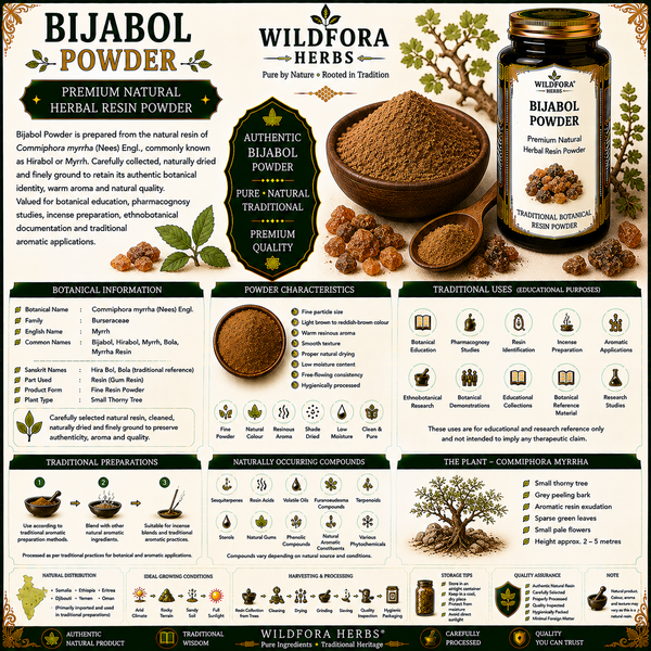 Bijabol Powder (Commiphora myrrha) | Premium Hirabol Herbal Powder