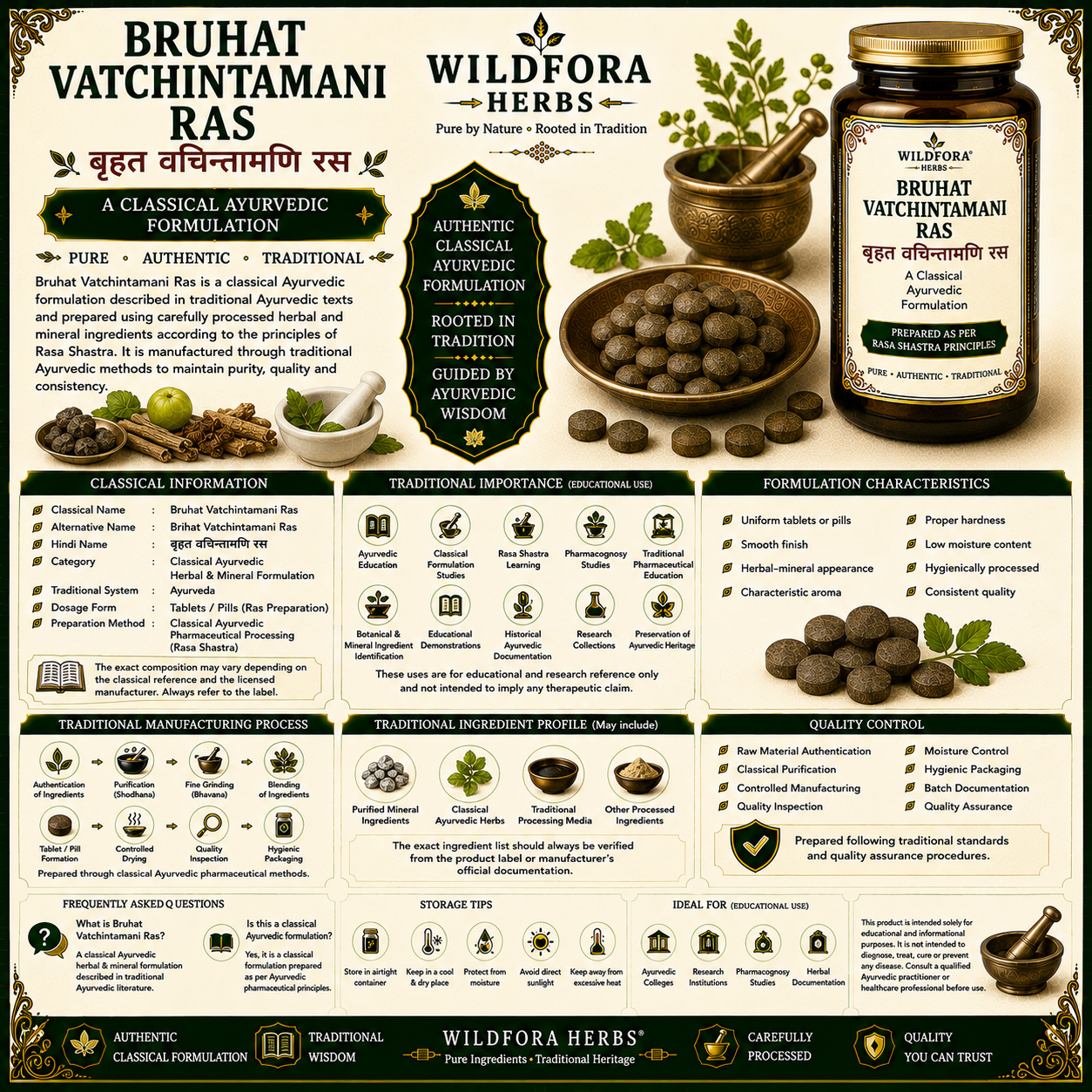 Bruhat Vatchintamani Ras | Brihat Vatchintamani Ras | Classical Ayurvedic Formulation Guide