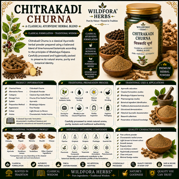 Chitrakadi Churna | Chitrakadi Powder | Classical Ayurvedic Herbal Blend