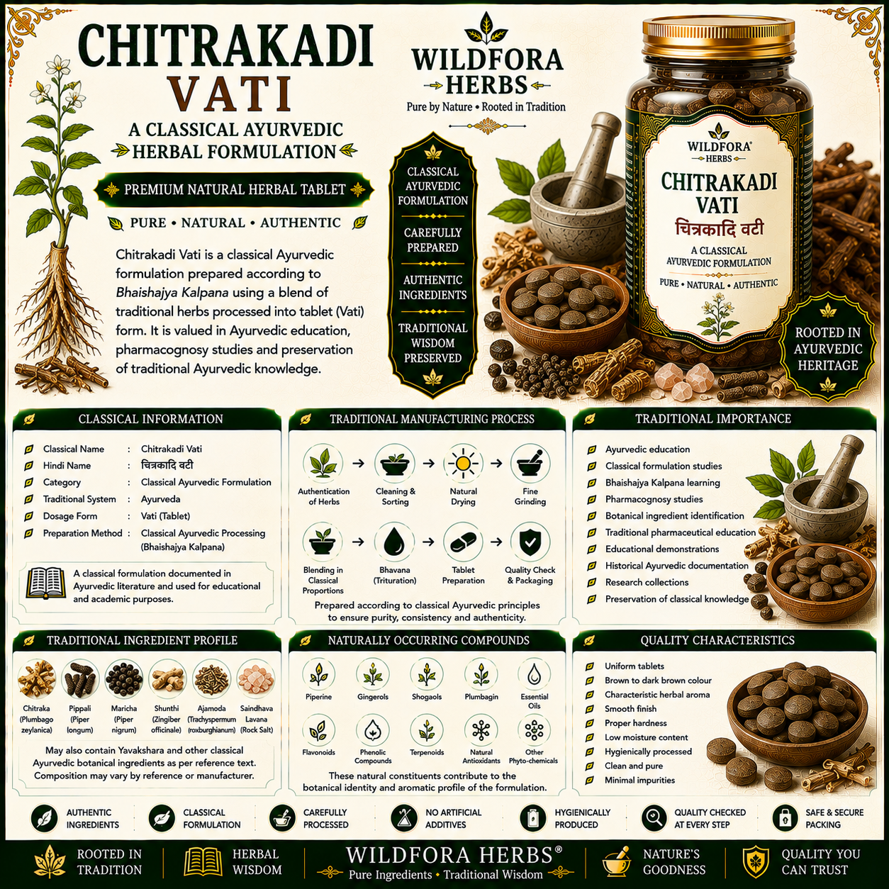 Chitrakadi Vati | Classical Ayurvedic Herbal Tablet Guide