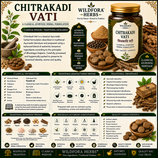 Chitrakadi Vati | चित्रकादि वटी | Classical Ayurvedic Herbal Tablet