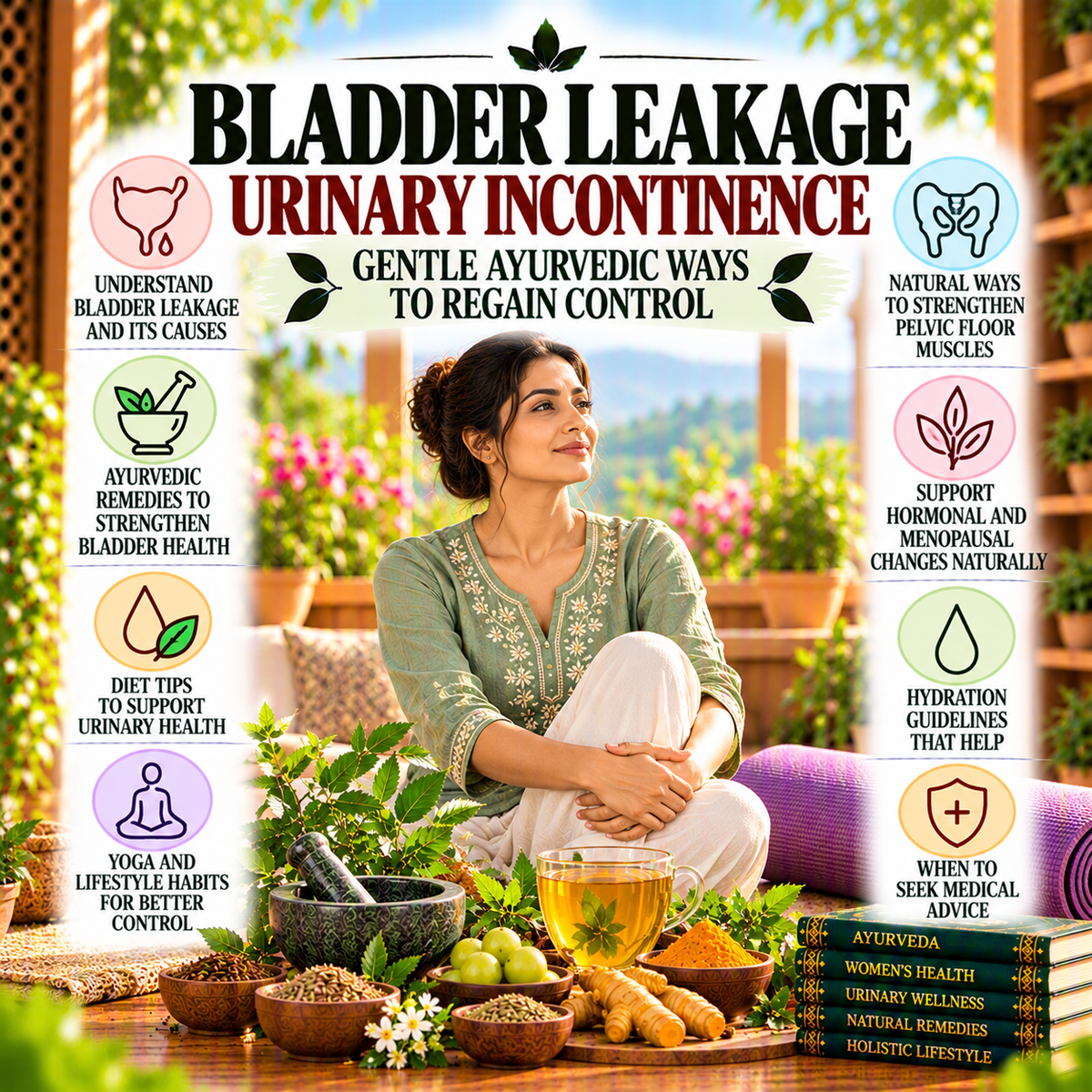 Bladder Leakage (Urinary Incontinence): Gentle Ayurvedic Ways to Regain Control