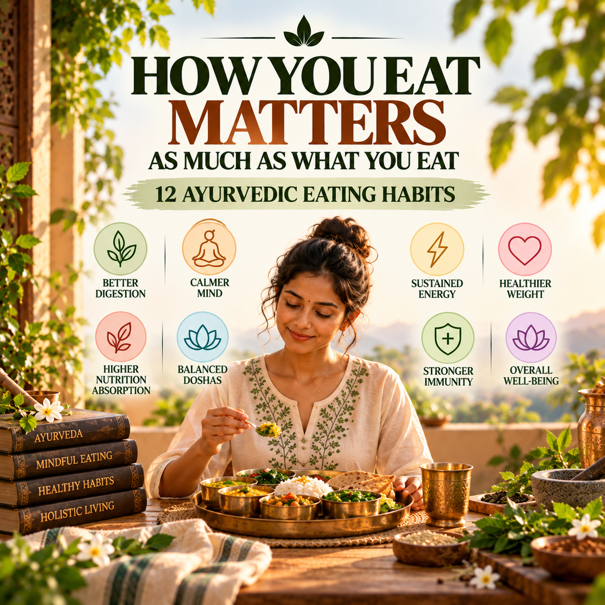 How You Eat Matters as Much as What You Eat: 12 Ayurvedic Eating Habits