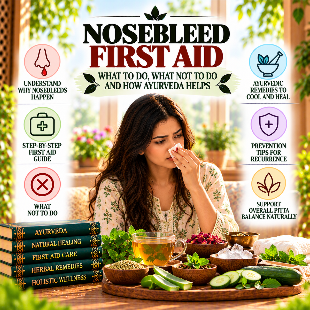 Nosebleed First Aid: What to Do, What Not to Do, and How Ayurveda Helps