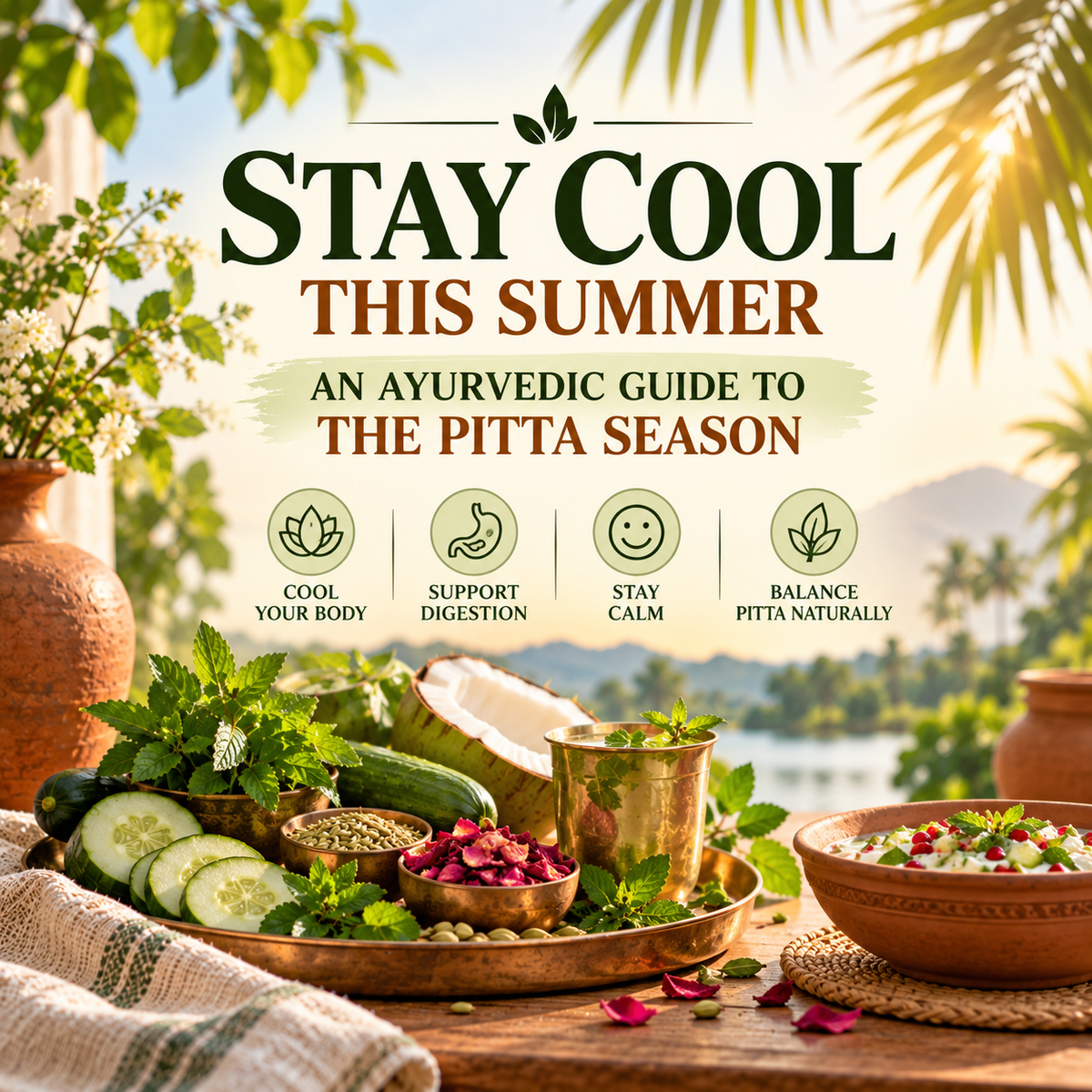 Stay Cool This Summer: An Ayurvedic Guide to the Pitta Season