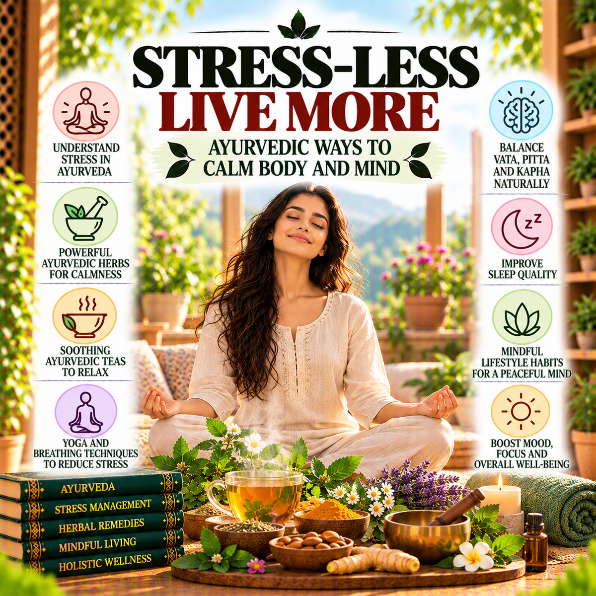 Stress Less, Live More: Ayurvedic Ways to Calm Body and Mind