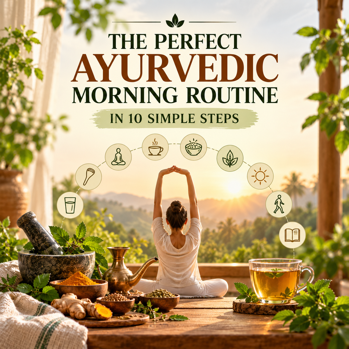 The Perfect Ayurvedic Morning Routine in 10 Simple Steps