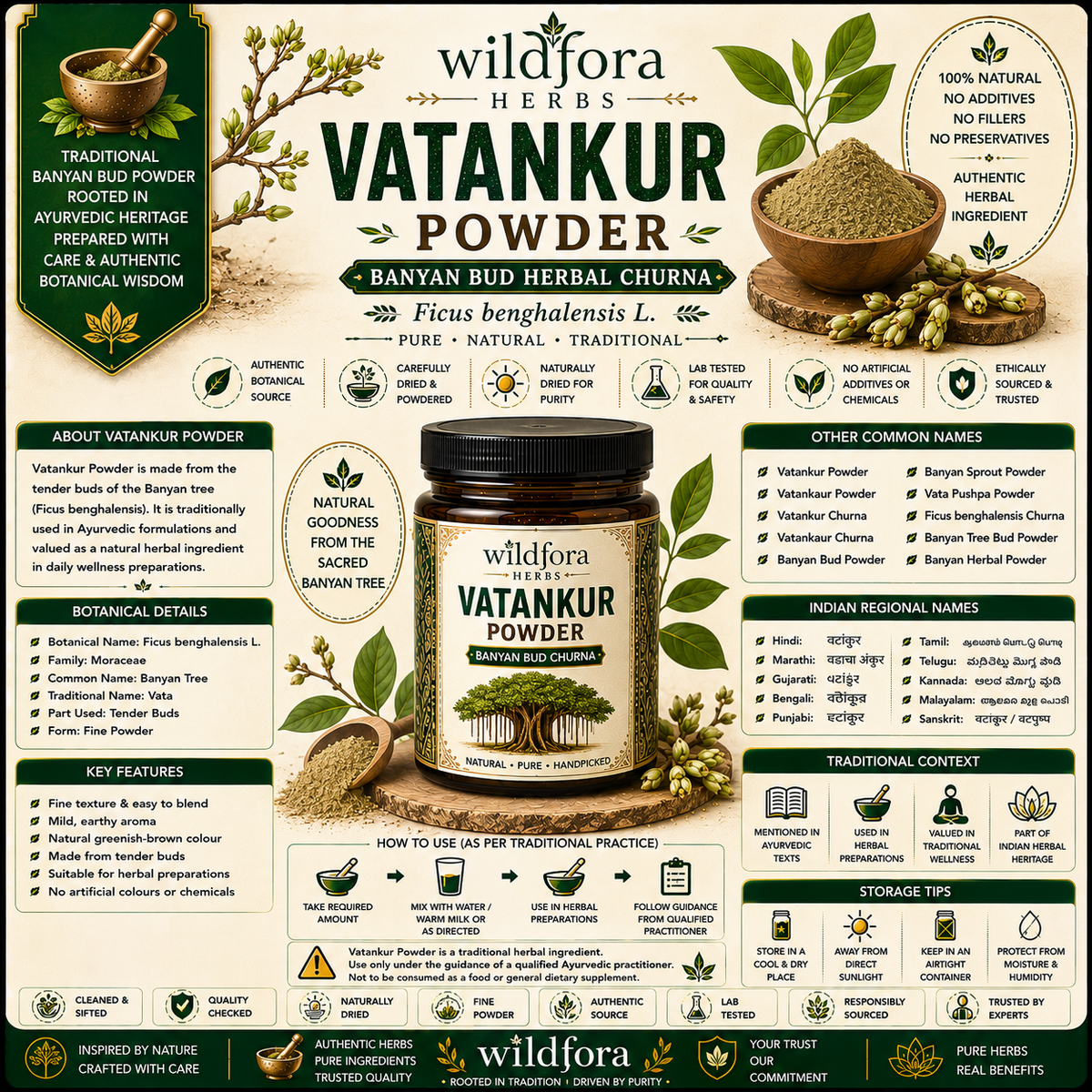 Vatankur Powder Natural Herbal Powder