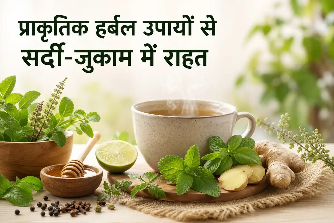 प्राकृतिक हर्बल उपायों से सर्दी-जुकाम में राहत