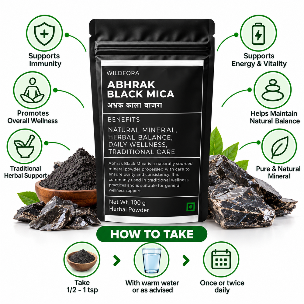 Abhrak Black Mica Whole Natural Mineral Product Benefits