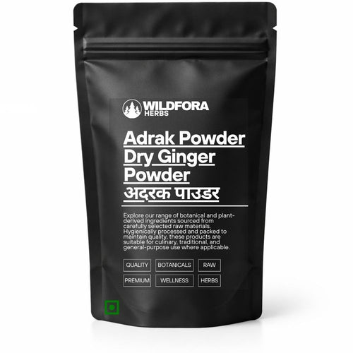 Adrak Powder Dry Ginger Powder - Premium Dried Ginger Root Powder | Natural Botanical Ingredient