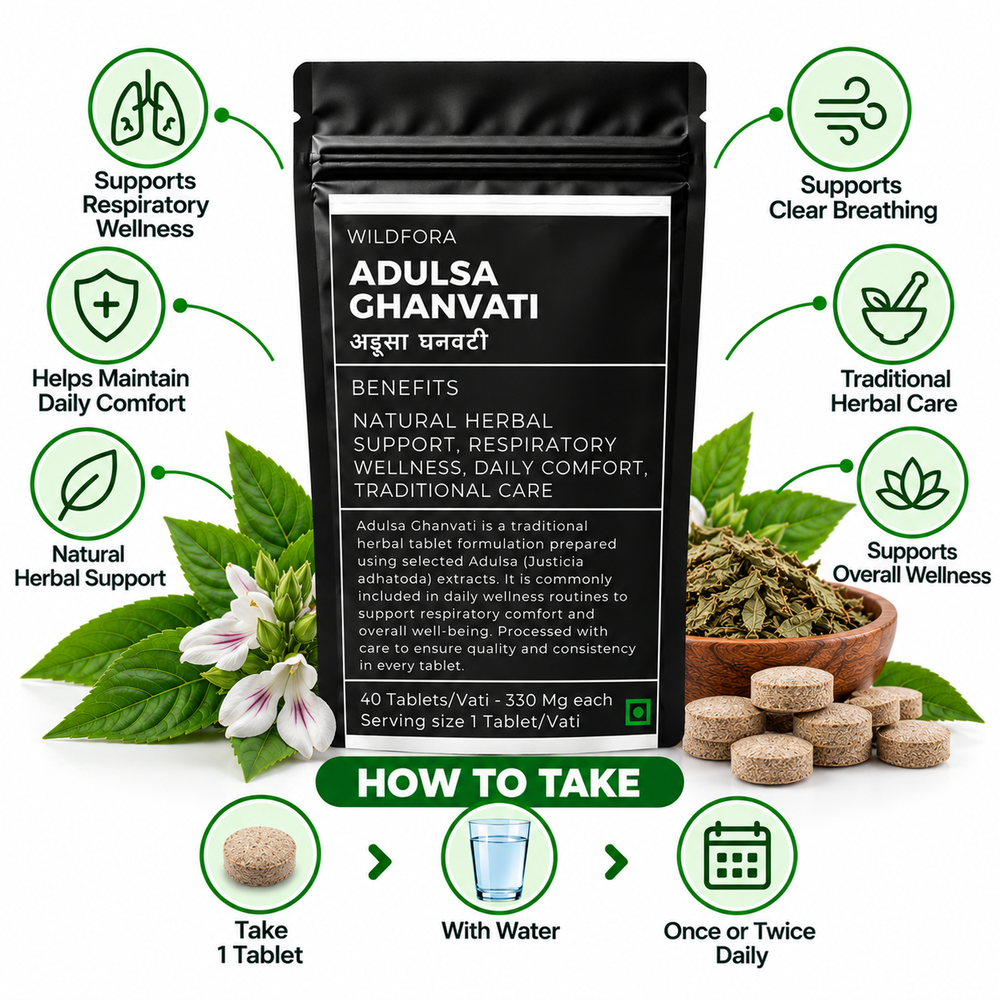 Adulsa Ghanvati Tablet | Bansa Green | Vasa Tablets Benefits
