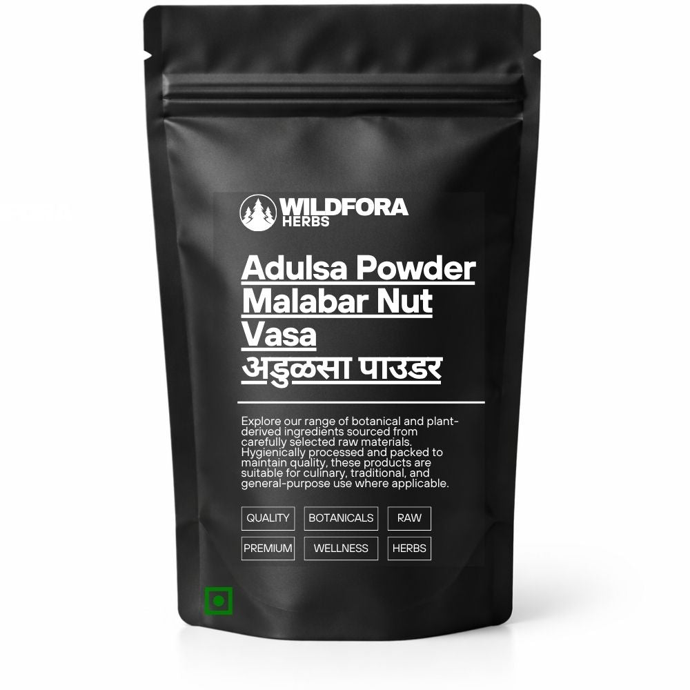 Adulsa Powder (Malabar Nut) - Premium Botanical Leaf Powder | Vasa (Adhatoda vasica)