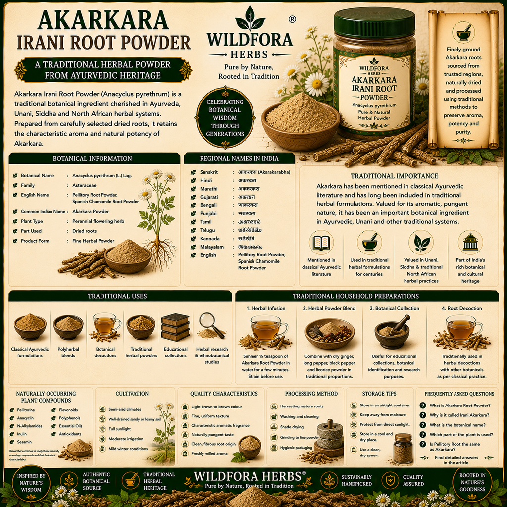 Akarkara Irani Roots Powder Pellitory | Natural Herbal Powder