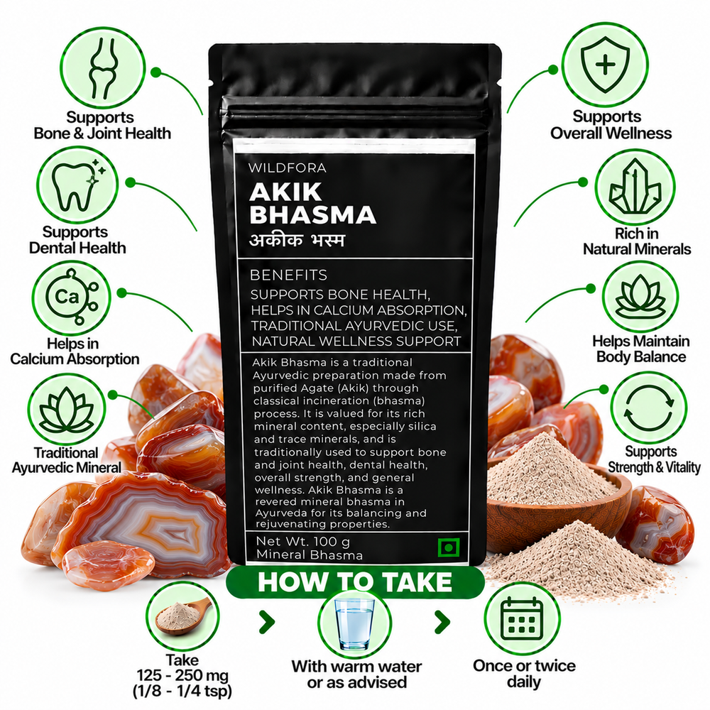 Akik Bhasma Agate Gemstone Powder | Akik Pishti Mineral Powder Benefits