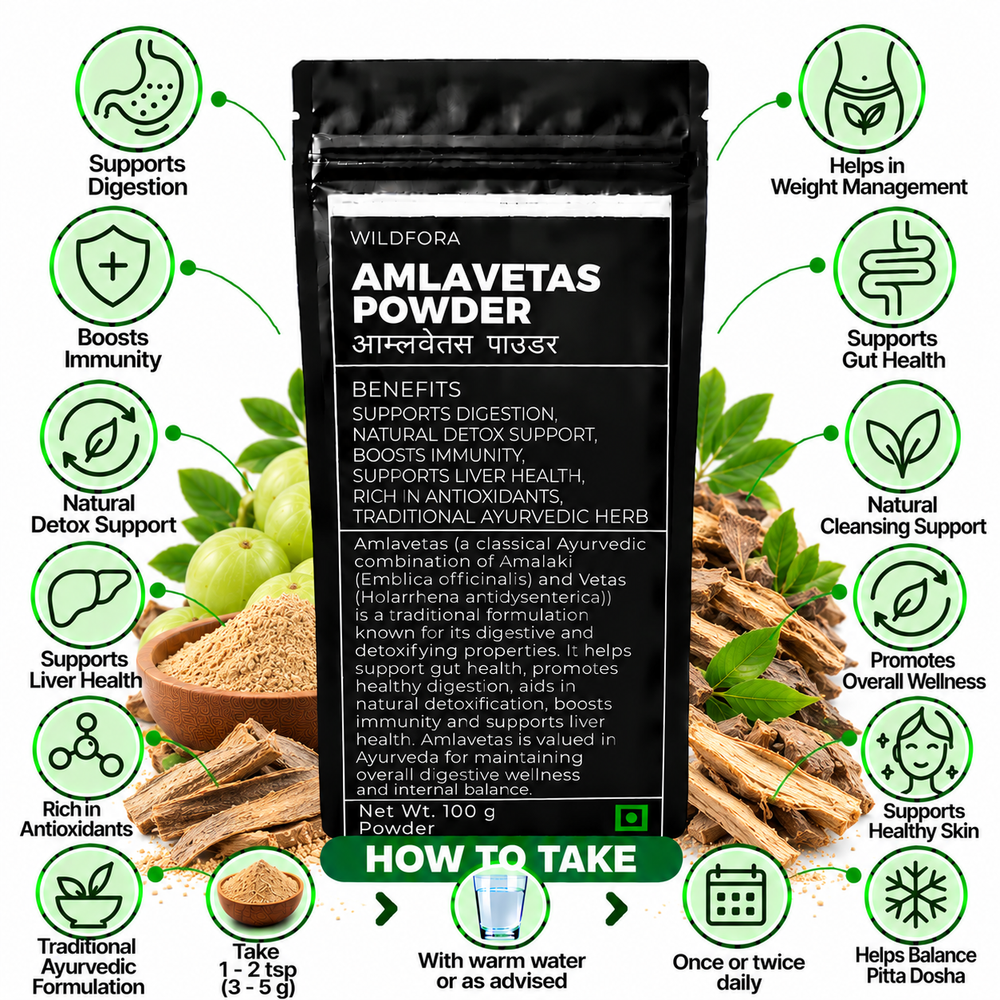 Amlavetas Powder Garcinia Pedunculata | Natural Herbal Churna Benefits