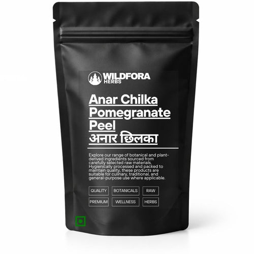 Anar Chilka Pomegranate Peel Whole (Punica granatum) - Premium Dried Pomegranate Peel | Natural Botanical Ingredient