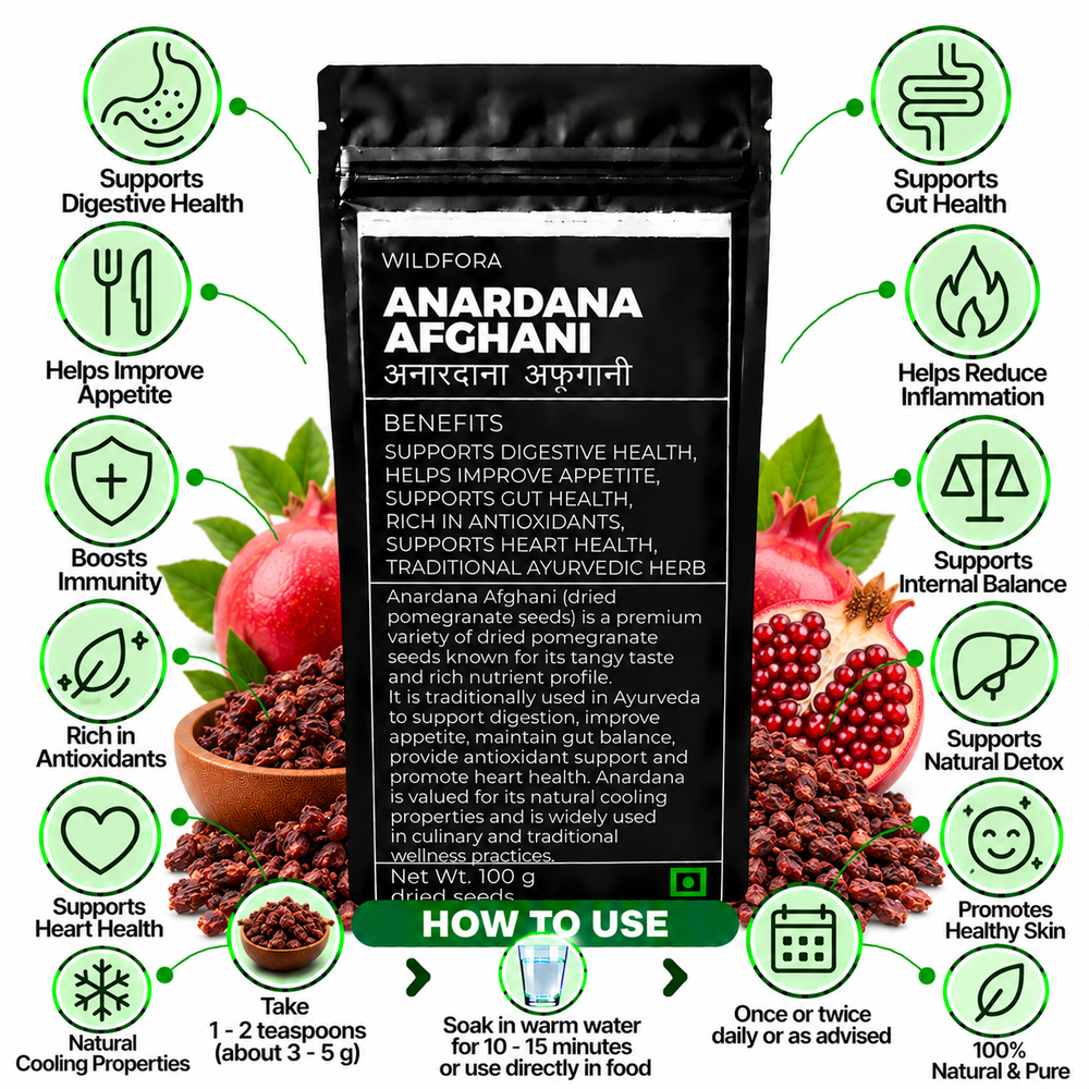 Anardana Afghani Whole Pomegranate Dry Seeds Punica Granatum Benefits