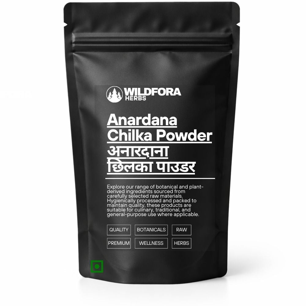 Anardana Chilka Powder Pomegranate Peel (Punica granatum) - Premium Pomegranate Peel Powder | Natural Botanical Ingredient