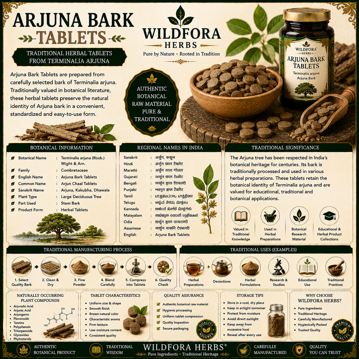 Arjuna Bark Tablet | अर्जुन छाल