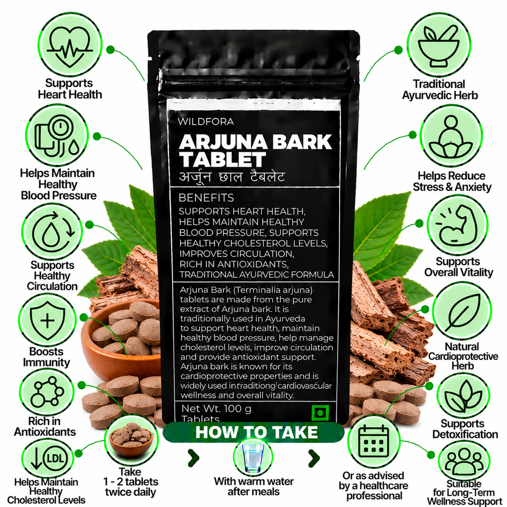 Arjuna Bark Tablet | अर्जुन छाल Benefits