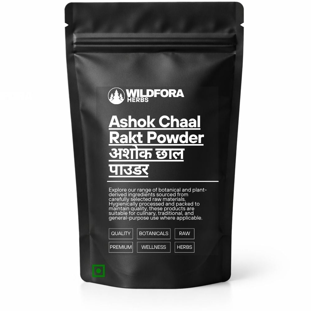Ashok Chaal Rakt Powder (Saraca asoca) - Premium Ashoka Bark Herbal Powder | Natural Botanical Ingredient