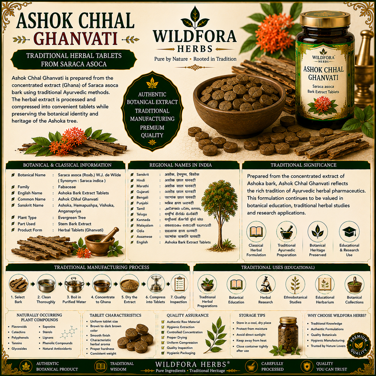 Ashok Chhal Ghanvati | अशोक चाल घनवटी | Ashoka Chal Tablet