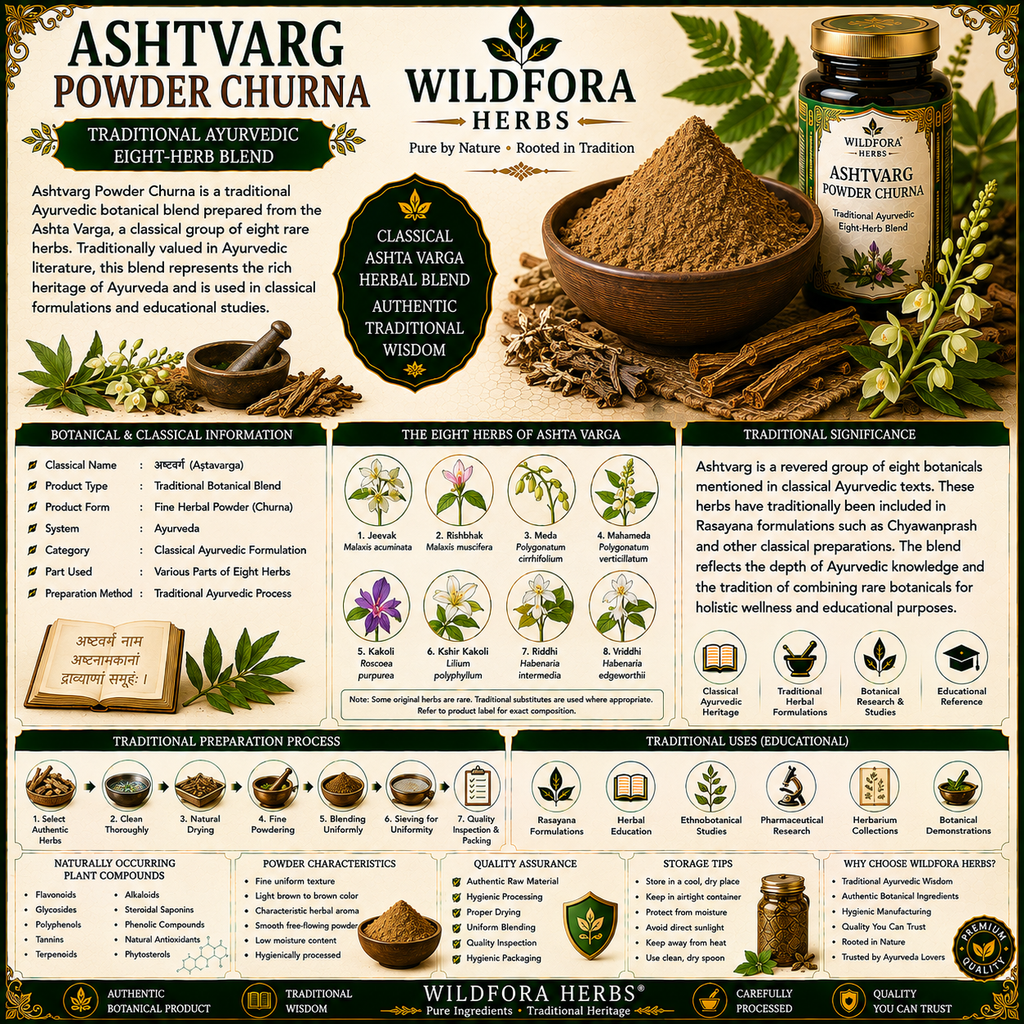 Ashtvarg Powder Churna | Traditional Herbal Blend Powder