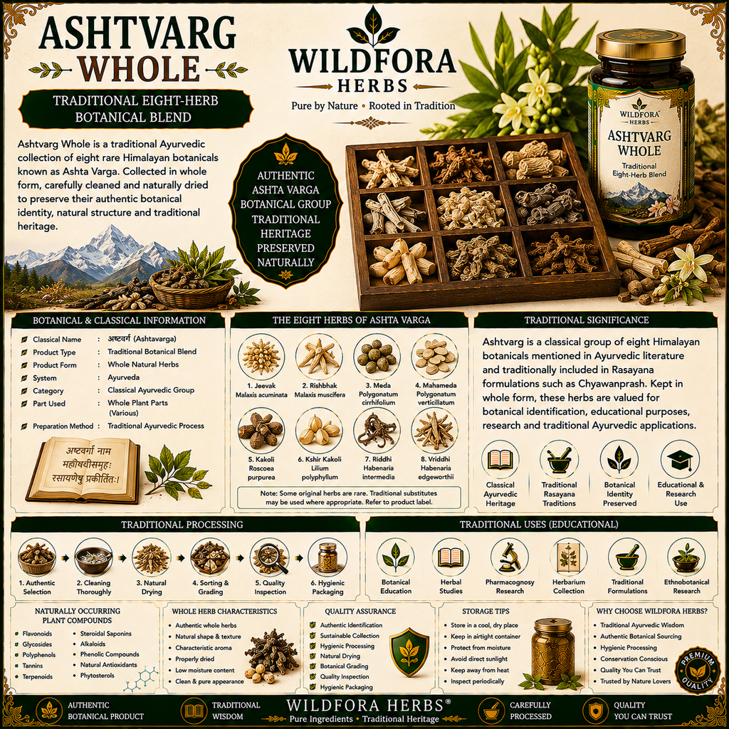 Ashtvarg Whole Traditional Herbal Blend Natural Product