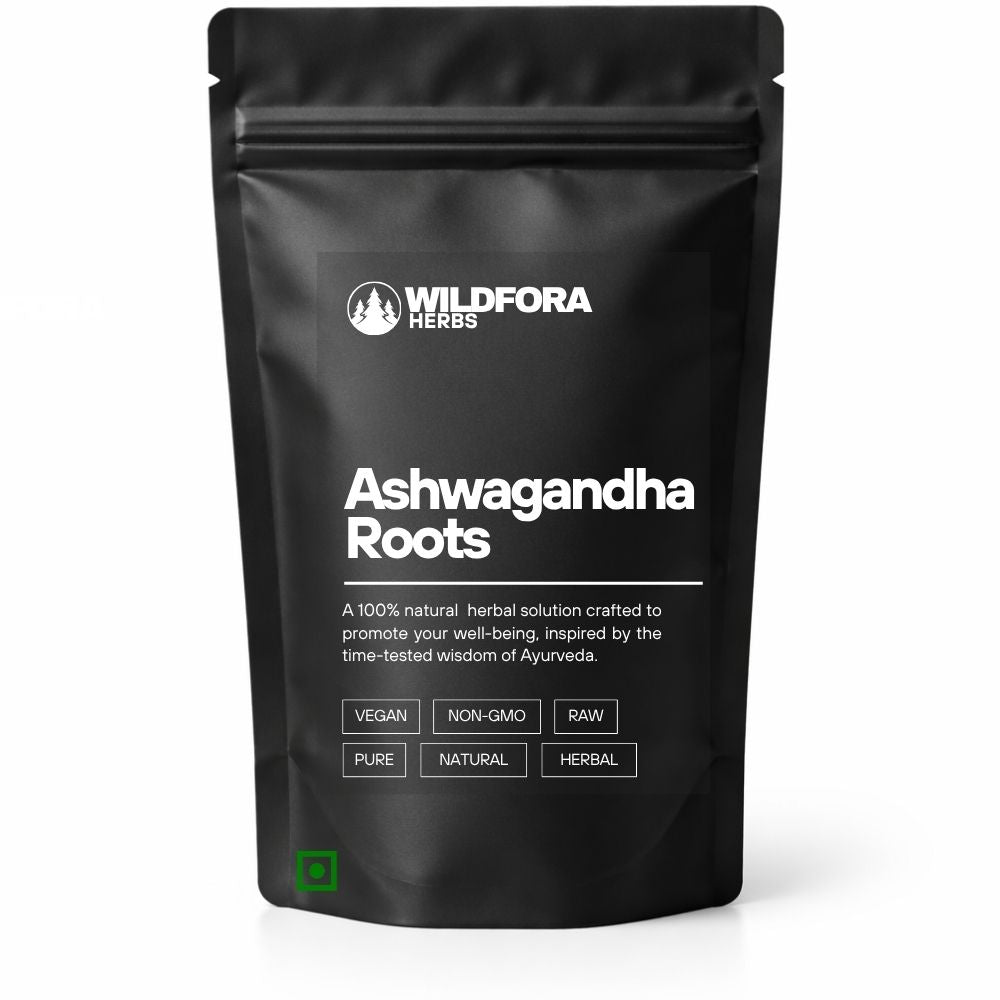 ashwagandha root, withania somnifera, indian ginseng, wildfora herbs, herbal product, natural root, ashwagandha benefits, fayde, how to use ashwagandha, ayurvedic herbs