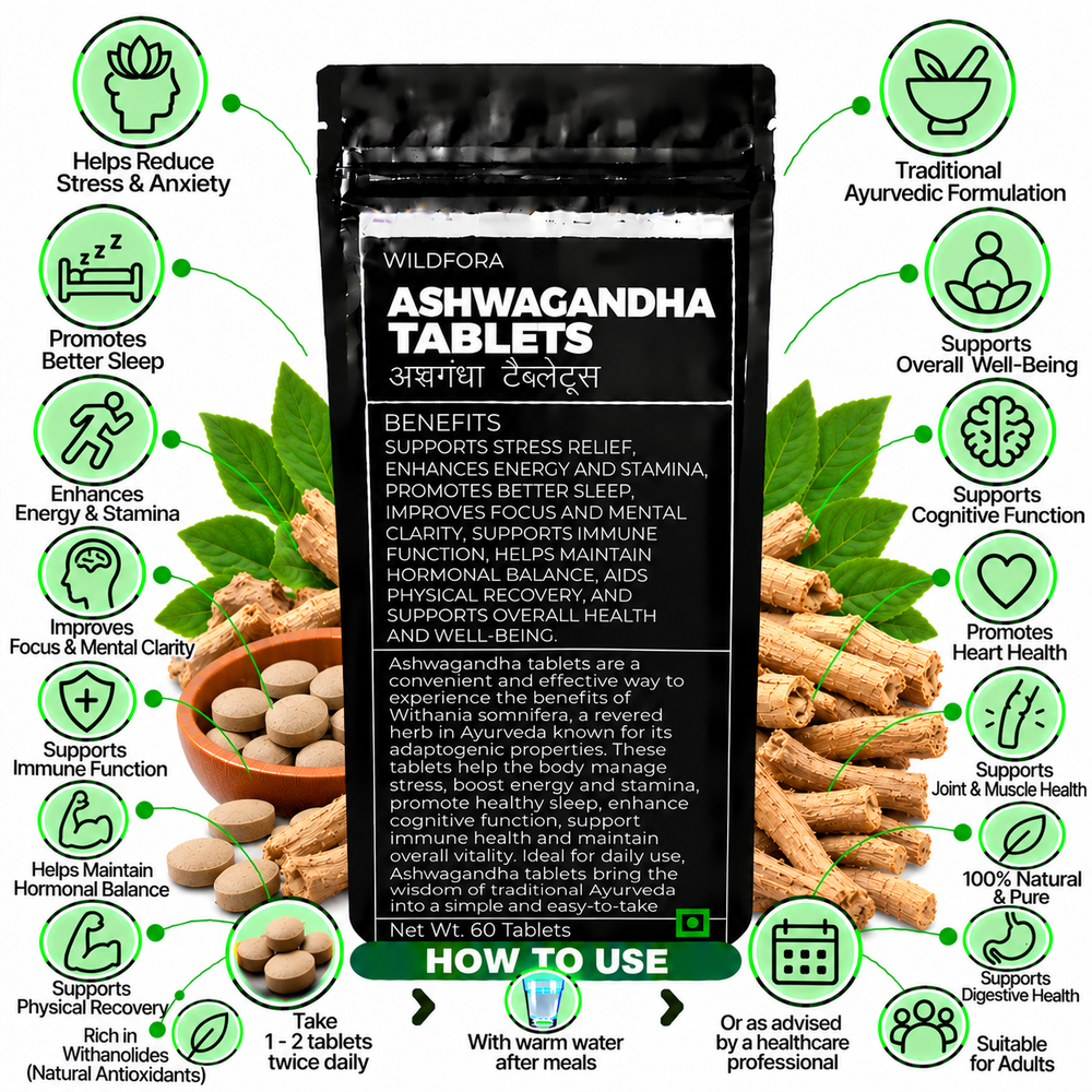 Ashwagandha Tablets | अश्वगंधा टैबलेट Benefits