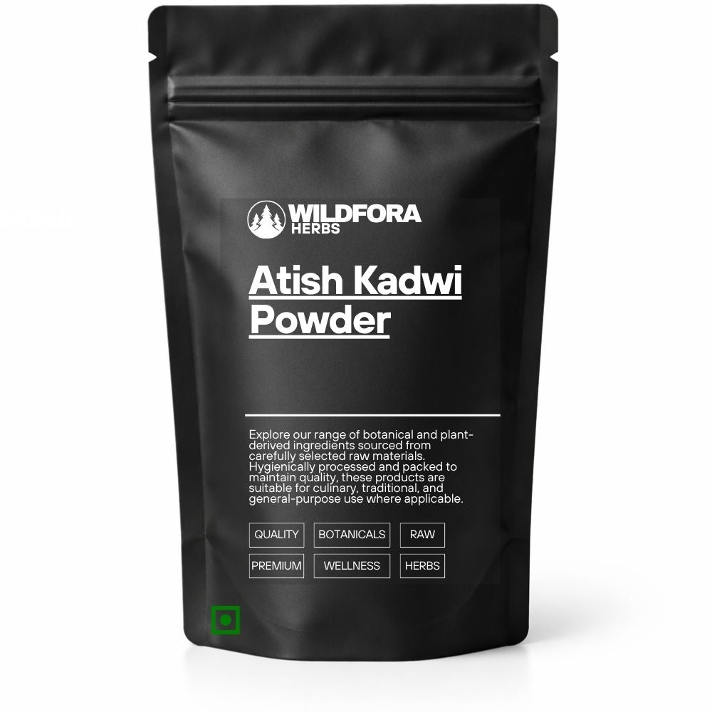 Atish Kadwi Powder (Aconitum heterophyllum) - Premium Ativisha Herbal Powder | Natural Botanical Ingredient