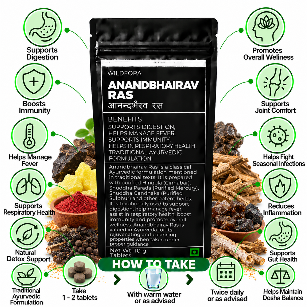 Anandbhairav Ras Tablet | आनंदभैरव रस Benefits