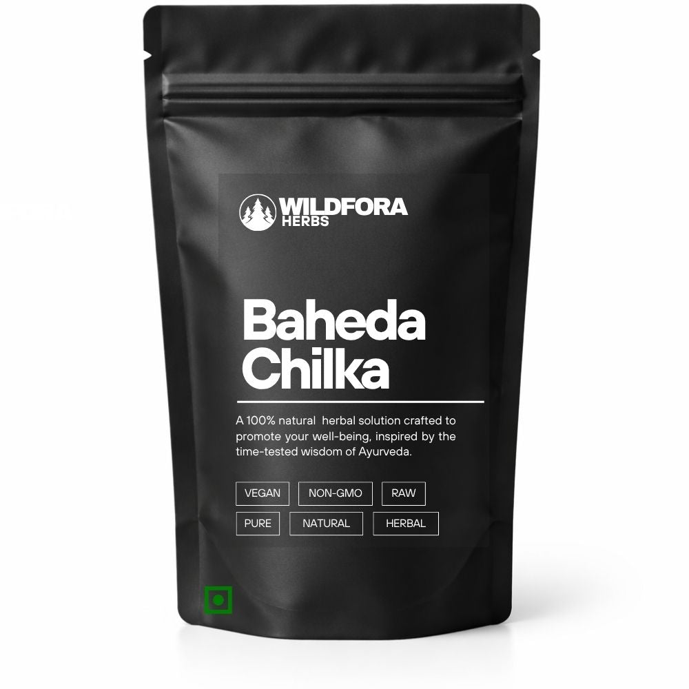 baheda chilka, bahera peel, bibhitaki peel, terminalia bellirica, wildfora herbs, herbal product, natural peel, baheda benefits, fayde, how to use baheda, ayurvedic herbs