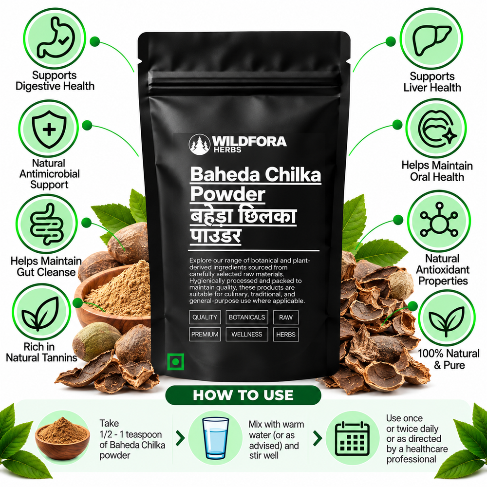 Baheda Chilka Powder Terminalia Bellirica | Baheda Peel Herbal Powder Benefits
