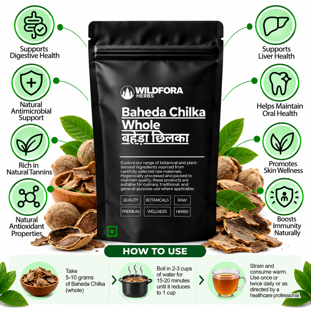 Baheda Chilka Whole Terminalia Bellirica Herbal Peel Benefits