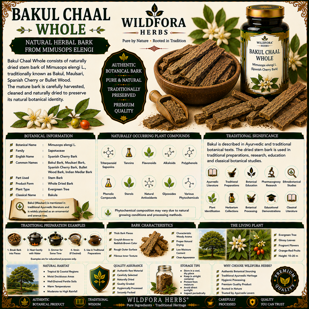 Bakul Chaal Whole Mimusops Elengi Natural Herbal Bark