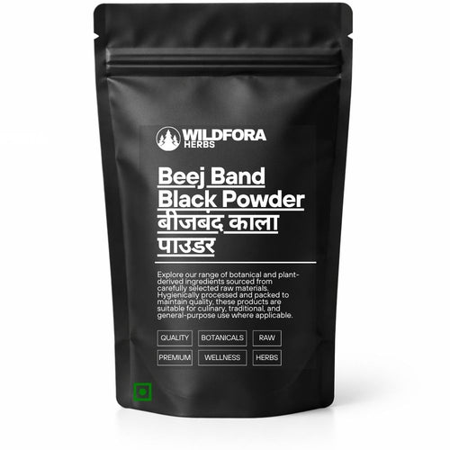 Beej Band Black Powder (Beejband Kala) - Premium Ayurvedic Herbal Powder | Natural Botanical Blend