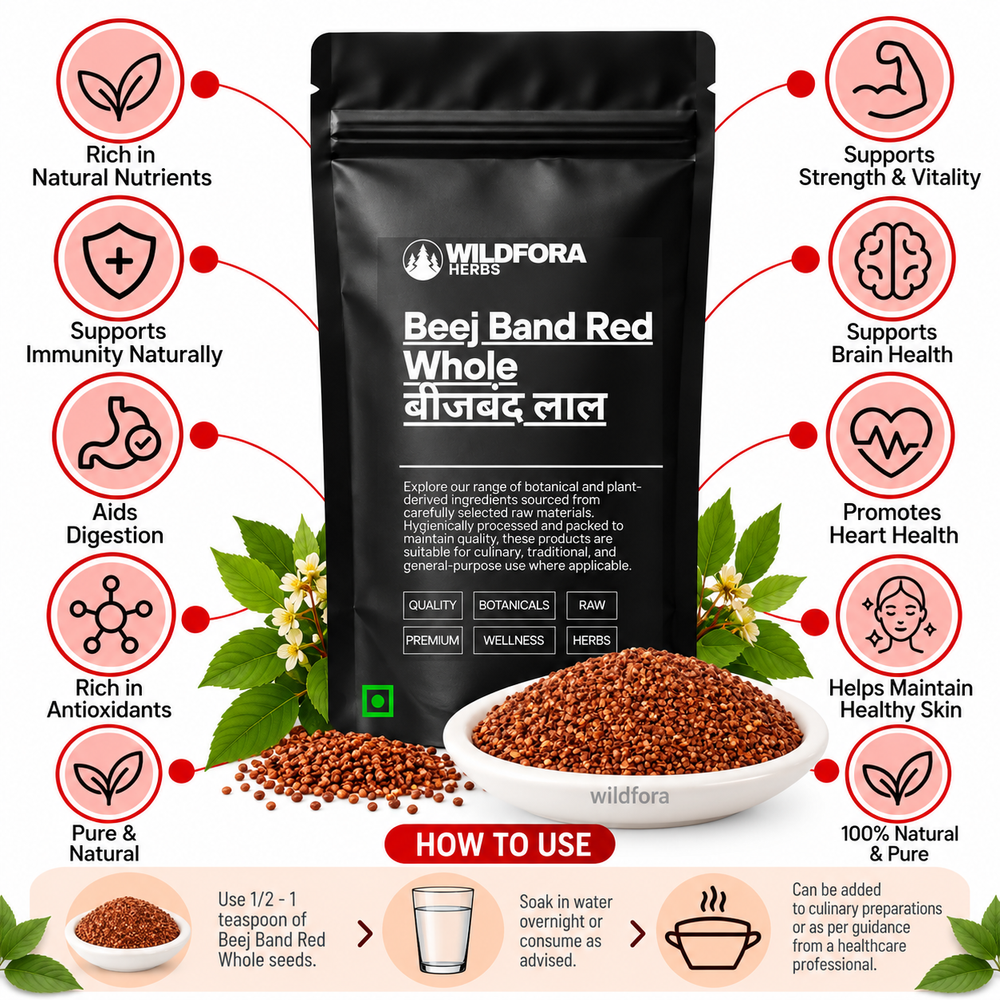 Beej Band Red Whole Herbal Seeds Natural Product Benefits