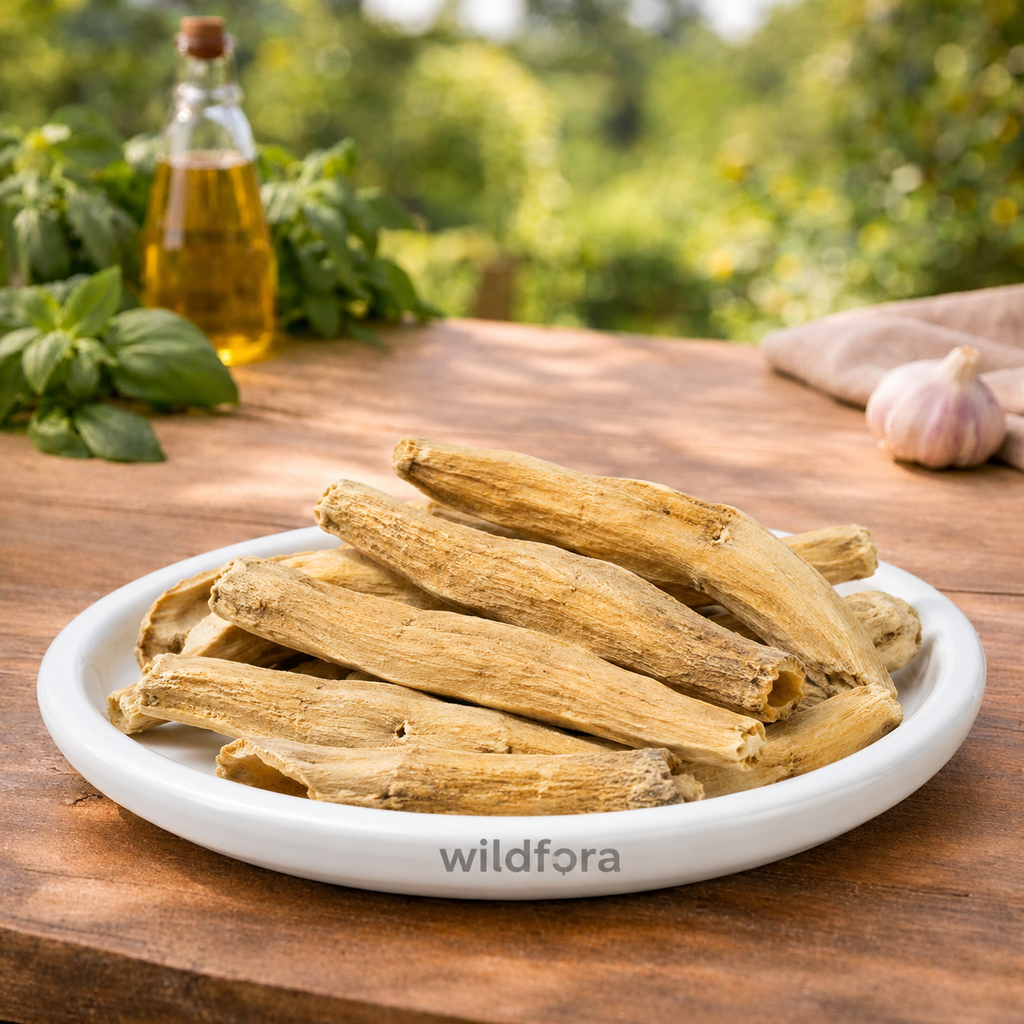 Behman Safed Whole (Centaurea behen) - Premium White Behen Root | Natural Botanical Ingredient