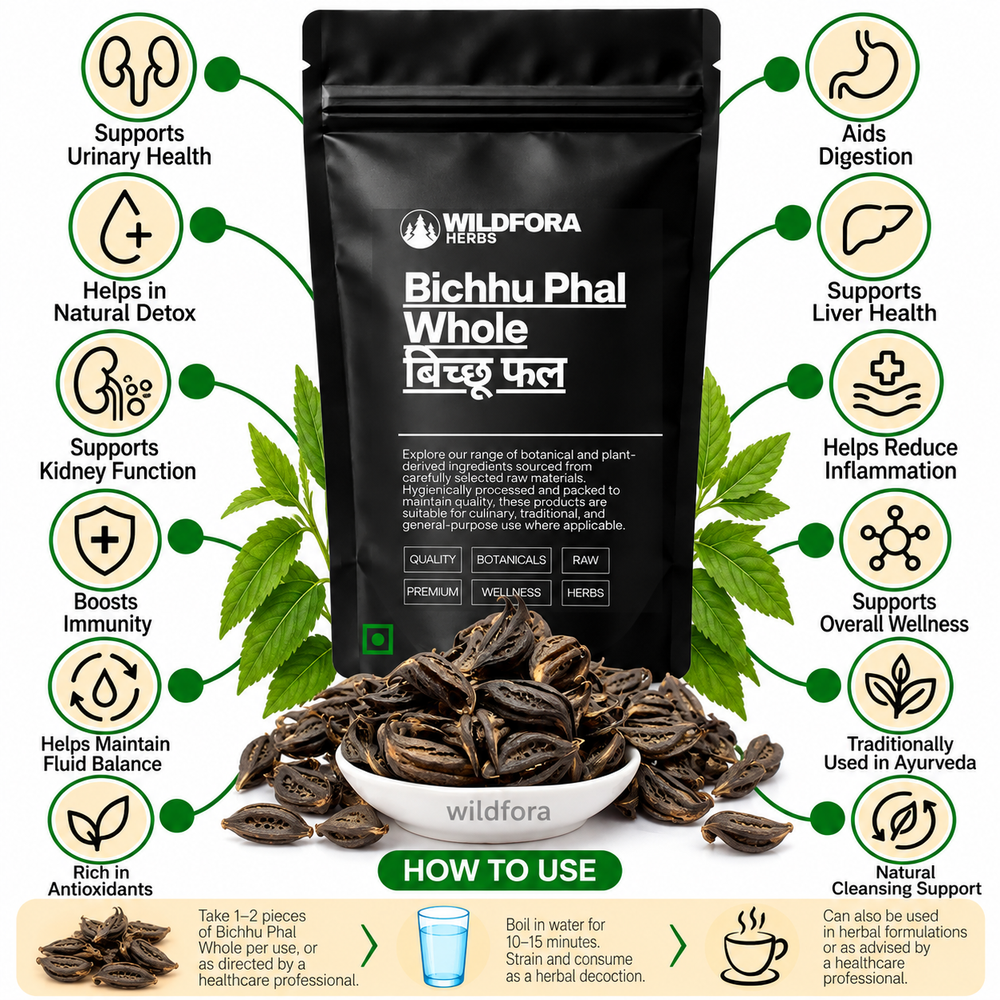 Bichhu Phal Whole Devils Claw Herbal Fruit Natural Benefits